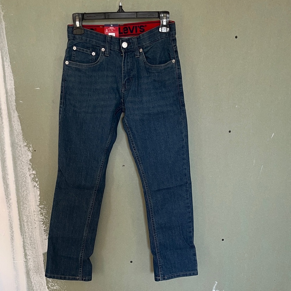 Levi's Men's Dark Blue Straight Jeans
